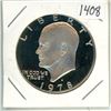 Image 1 : 1978s USA Eisenhower proof dollar