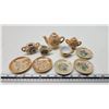 Image 1 : Miniature tea set - teapot, plates, etc. Japan