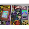 Image 8 : 10 Assorted Super Heroes comic books - Batman, Robin w/ holographic sticker