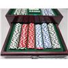Image 2 : Nice Poker chips set, in wooden case - just need cards