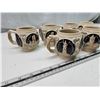 Image 2 : 6pc matching porcelain cup set - Original King 800
