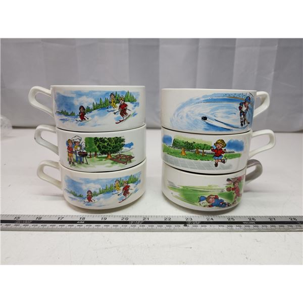 Vintage Campbell's soup bowls - set of 6