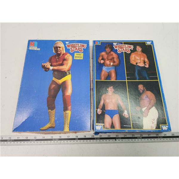 2 Vintage wrestling 250pc puzzles