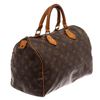 Image 3 : Louis Vuitton Brown Monogram Canvas Speedy 30 Satchel Bag