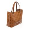 Image 3 : MCM Cognac Visetos Leather Shoulder Bag