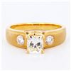 Image 1 : 1.00 ctw SI2 CLARITY CENTER Diamond 18K Yellow Gold Ring (1.29 ctw Diamonds) EGL