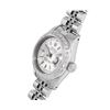 Image 3 : Rolex Ladies Quickset 18K White Gold Diamond Bezel Datejust Watch With Rolex Box