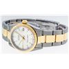 Image 7 : Rolex Ladies Quickset Midsize 31MM 18K Yellow Gold And Steel Silver Index Oyster