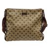 Image 1 : MCM Brown Coated Canvas Crossbody Bag