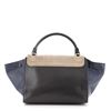 Image 2 : Celine Tricolor Trapeze Bag Suede Medium Neutral