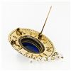 Image 6 : Vintage French 14k Gold Hand Painted Portrait Detailed Pearl Pin Brooch Pendant