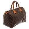 Image 3 : Louis Vuitton Brown Monogram Canvas Speedy 30 Satchel Bag