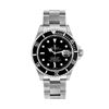 Image 2 : Rolex Mens No Holes Case Stainless Steel Black Dial Submariner With Rolex Box