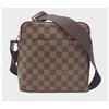 Image 1 : Louis Vuitton Damier Ebene Canvas Leather Olav PM Crossbody Bag