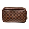 Image 1 : Louis Vuitton Brown Damier Canvas Toiletry Pouch Cosmetic Bag