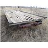 Image 7 : Tandem Trailer - 8' x 20' - Needs New Deck - Pindle Hitch - Shop Built - Needs Wiring & Brake Repair