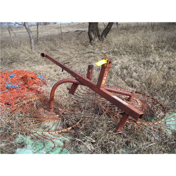 Three Point Hitch 2 Wheel Hay Rake