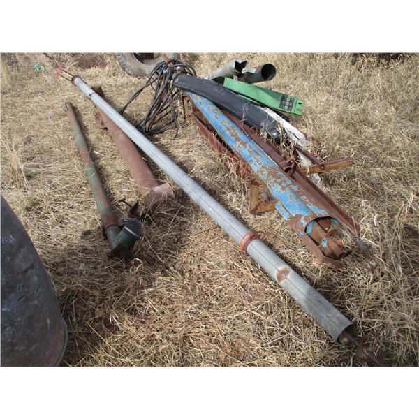 (4) Pencil Augers With Scrap Iron