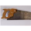 Image 4 : (2) Vintage Hand Saws: 29" Long & 23" Long
