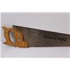Image 5 : (2) Vintage Hand Saws: 29" Long & 23" Long