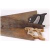 Image 2 : (3) Vintage Hand Saws: 2 x 29" Long & 1 x 27" Long
