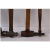 Image 2 : (4) Misc. Sized Crafters Mechanic Hammers: 3 Steel and 1 Rubber