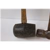 Image 3 : (4) Misc. Sized Crafters Mechanic Hammers: 3 Steel and 1 Rubber