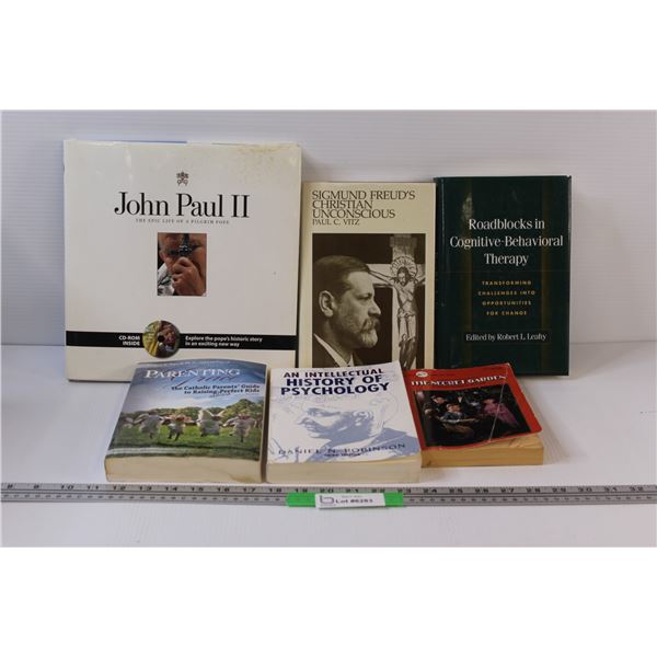 (5) Hardcover & Paperback Novels: Pope Jean Paul II; Sigmund Freud; Misc. Topics