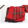 Image 2 : (20+) Cloth Christmas Table Serviettes Napkins: Tartan Themed Table Cloth & Matching Napkins