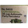 Image 8 : Continental No. 9408 36-Cup Automatic Party Percolator - Mold on Box, Untested, As Is