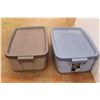 Image 4 : *(2) Rubbermaid Roughneck Totes