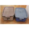 Image 4 : *(2) Rubbermaid Roughneck Totes