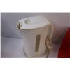 Image 3 : (7) Electric Kettle - Not Tested; 5 - Belwith Brushed Metal Wall Hooks; Insulated Bag