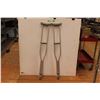 Image 1 : *(2) Adjustable Aluminum Crutches - Pads in Good Condition
