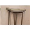 Image 2 : *(2) Adjustable Aluminum Crutches - Pads in Good Condition