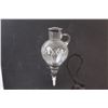 Image 2 : Decorative Black Iron & Glass Wine Decanter / Dispenser