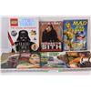 Image 1 : (8) Star Wars Books: 5 - Kids Magazines; Mad Magazine; Star Wars LEGO; Beware of Sith