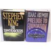 Image 4 : (6) Hardcover & Paperback Books Novels: Isaac Asimov; Stephen King; Guinness Worlds Records 2000