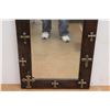 Image 3 : Vintage Religious Cross Themed Wood Framed Mirror