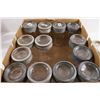 Image 2 : (17) Glass Jars with Lids - Improved