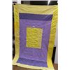 Image 1 : Purple & Yellow Quilt