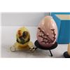 Image 2 : (5) Easter Egg Candles, (3) Holders
