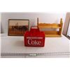 Image 1 : Coke Family Pack Holder, Tractor Picture - 14 3/4" x 12", Spice Rack