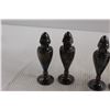 Image 2 : (4) Pairs Salt and Pepper Shakers