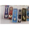 Image 2 : (15) Souvenir Spoons, Wall Hanging, Little John Oat Cloth