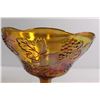 Image 2 : Carnival Glass Pedestal Bowl