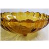Image 3 : Amber Bowl, Green Pedestal Candy Dish