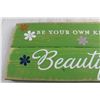 Image 2 : Inspirational Wooden Sign - 16" x 7"