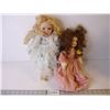 Image 1 : (2) Dolls in Vintage Clothing-14" Tall