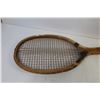 Image 6 : (2) Round Picture Frames (inside 8 1/2") - Broken Wooden Tennis Racket - Made in Japan